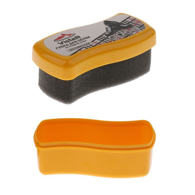 1X Quick Shine Shoes Shine Sponge Brush Polish Dust Cleaner Cleaning