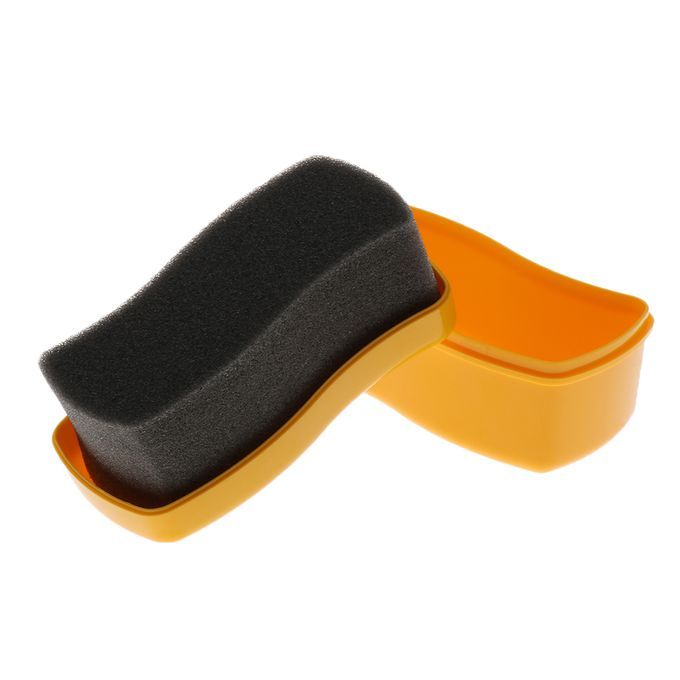 1X Quick Shine Shoes Shine Sponge Brush Polish Dust Cleaner Cleaning