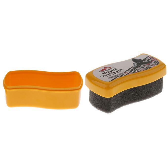 1X Quick Shine Shoes Shine Sponge Brush Polish Dust Cleaner Cleaning