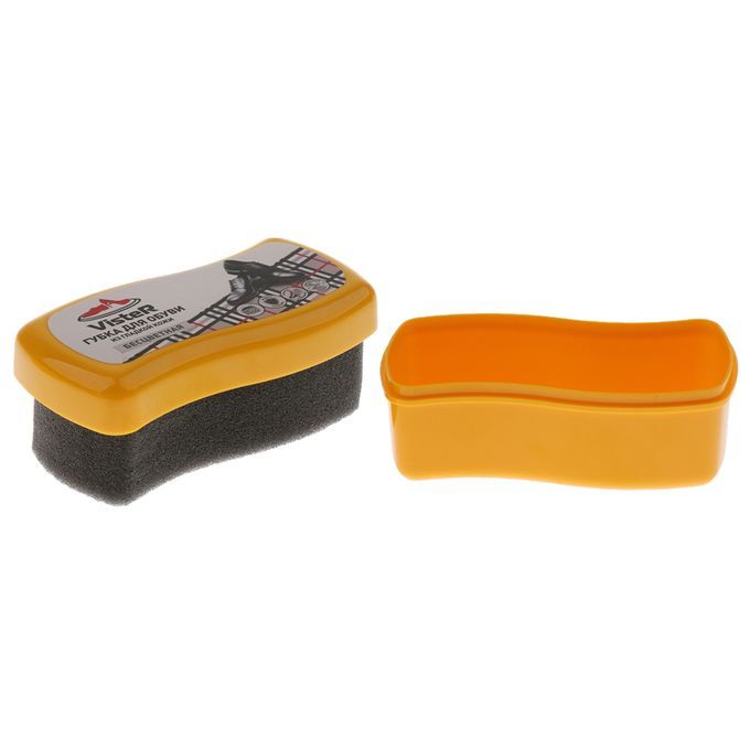1X Quick Shine Shoes Shine Sponge Brush Polish Dust Cleaner Cleaning