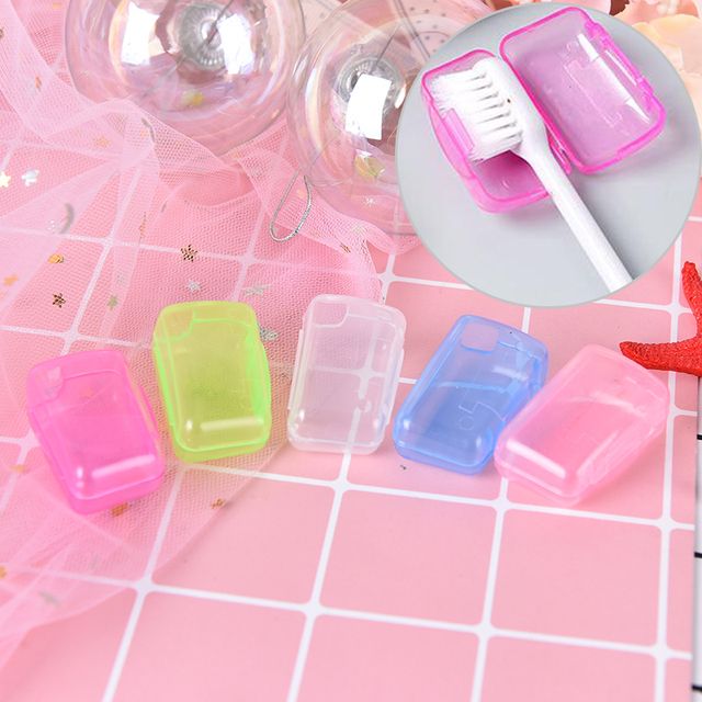 5pcs/set Portable Tooth Brush Cover Holder Toothbrush Brush