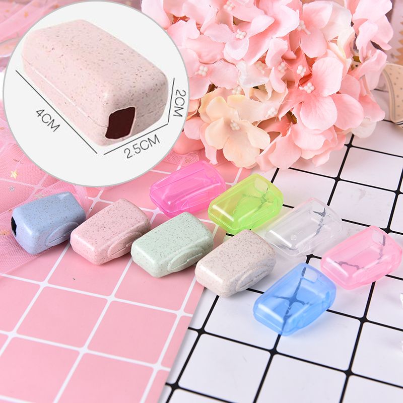 5pcs/set Portable Tooth Brush Cover Holder Toothbrush Brush
