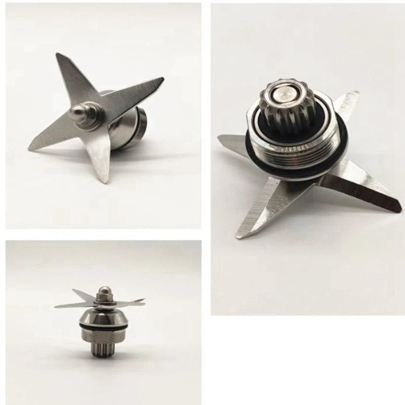 4X Blender Blade Stainless Steel 4-Leaf Wet Blade Assembly Spare Parts Fit For Vitamix Ice