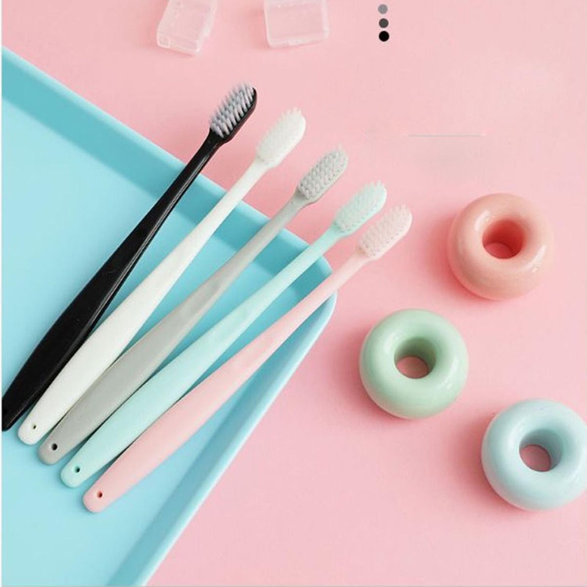 10PCS Toothbrush Set Adult Soft Toothbrush Set Travel Suit Deep Cleaning for Teeth Oral Care