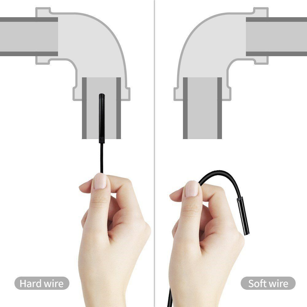 5mm 7mm Mobile Probe Borescope Camera Inspection Endoscopic