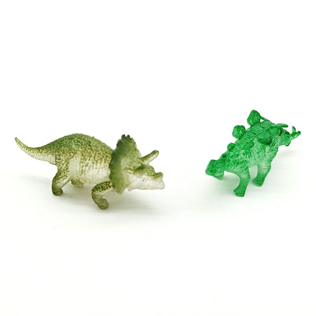 12Pcs Dinosaur Models Dinosaur Figurines Kids Stress Relief Toys Multicolor
