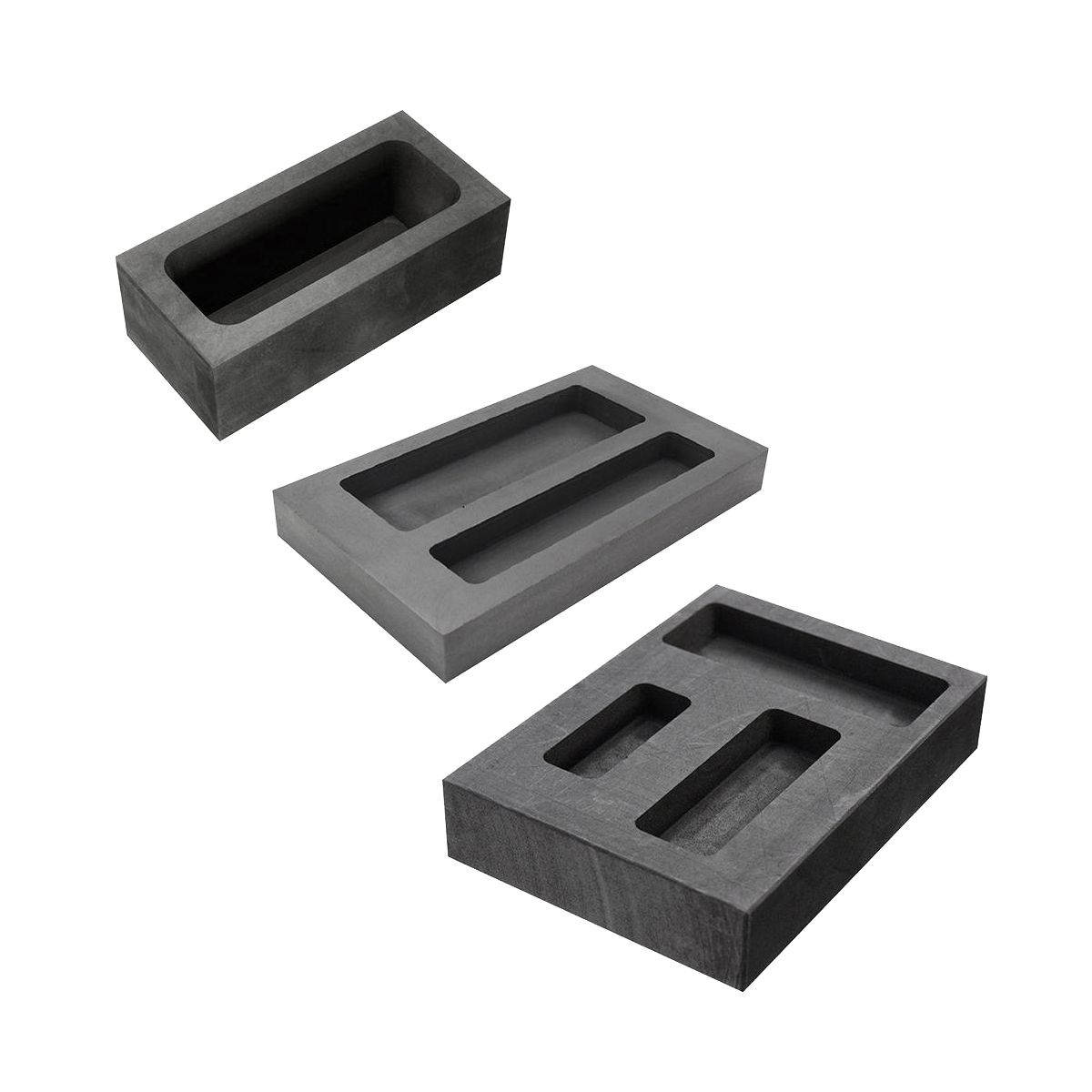 Gold Crucible Graphite Casting Ingot Mold Gold Silver