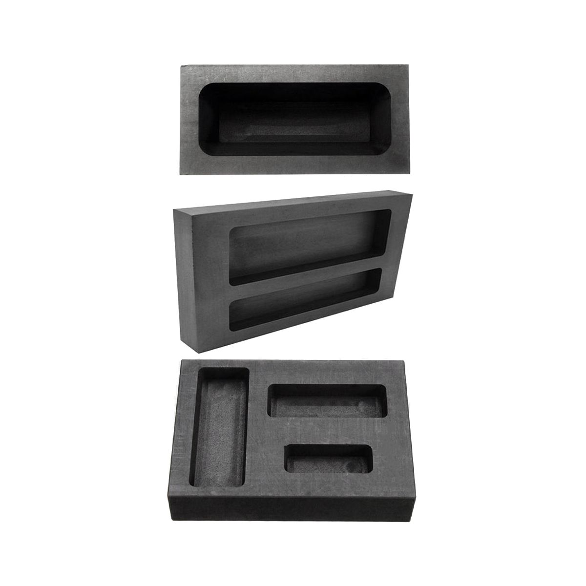 Gold Crucible Graphite Casting Ingot Mold Gold Silver