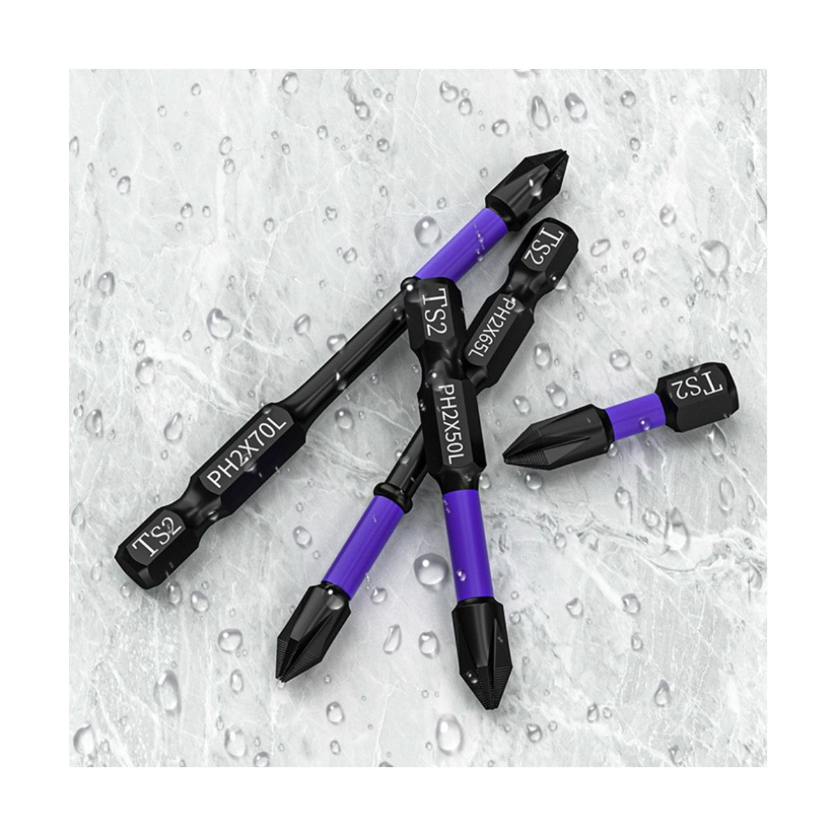 PH2 Magnetic Batch Head Crosses Screwdriver Impact Drill Bit Screw 150mm Non- Electric Screwdriver Power Tools