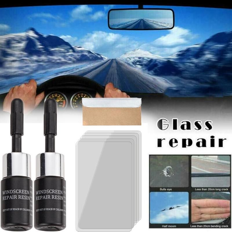 Kit Repair Glass Windshield Car Fix Automobile Crack Repair Tools Resin Set C Crack Z1Z6 Repair Kit Scratch Glass Window Agent