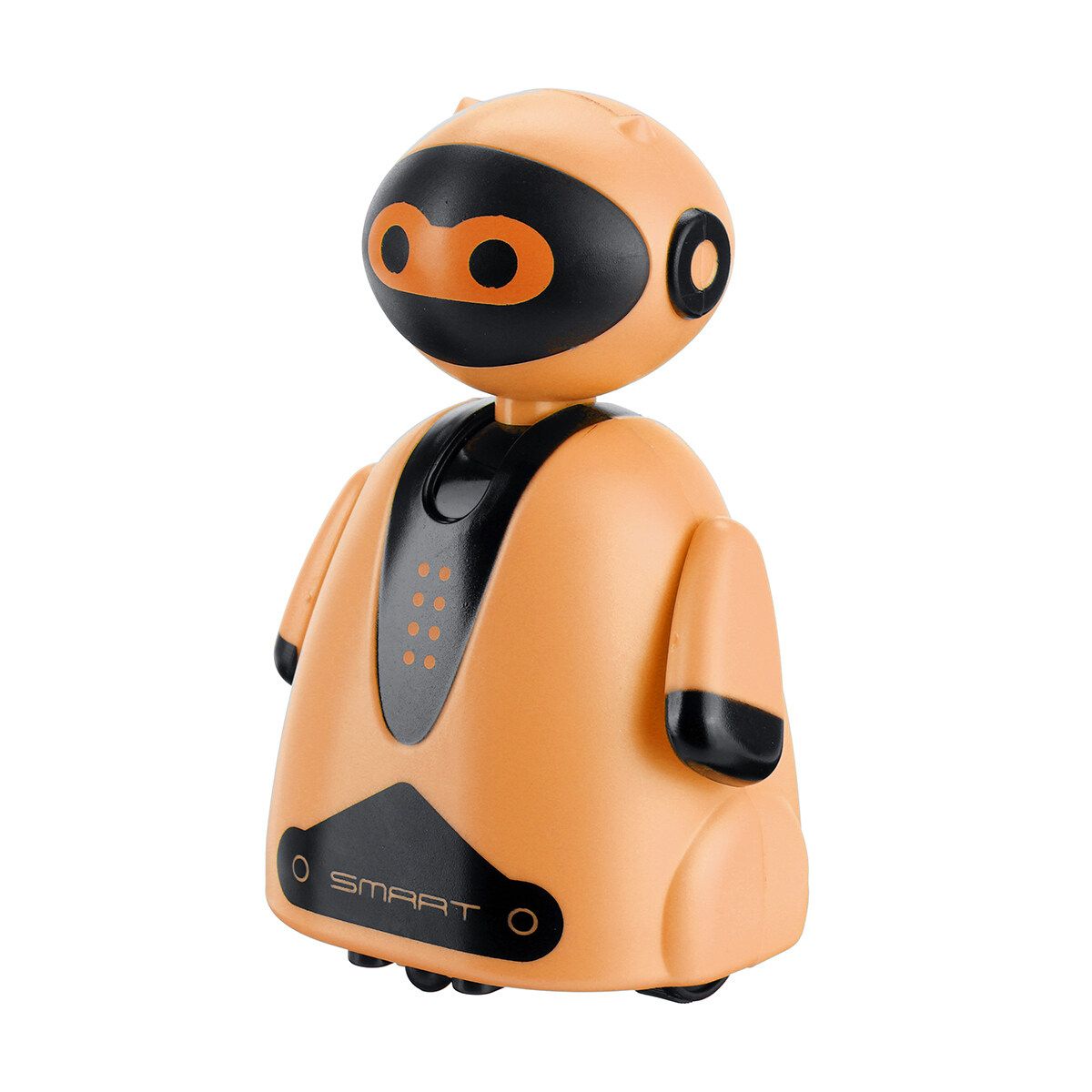 Scribing Induction Toy Creative Follow Any Drawn Line Pen Inductive Cute Robot With LED Light Children Toy Birthday Christmas Gift Orange