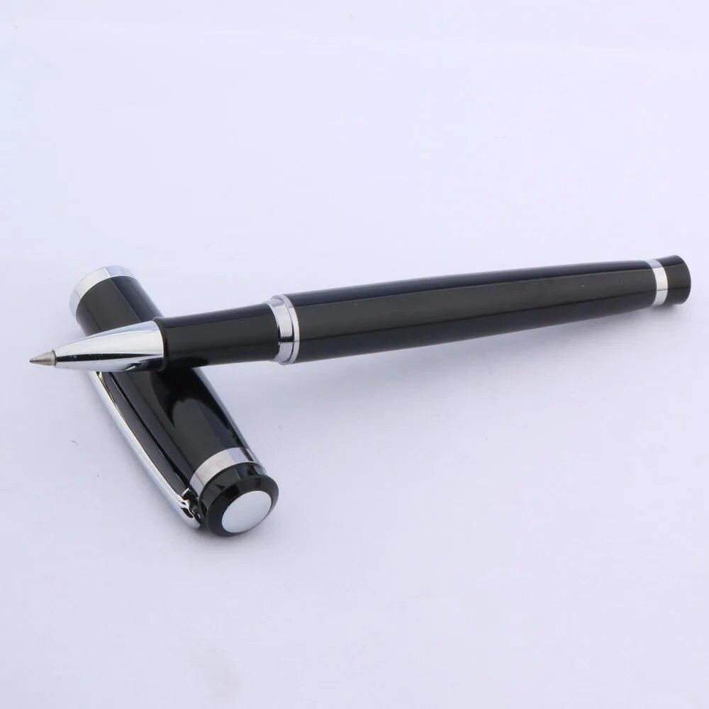 High quality baoer 508 ball point pen Silver Trim GIFT Metal Rollerball Pen Stationery Office school supplies