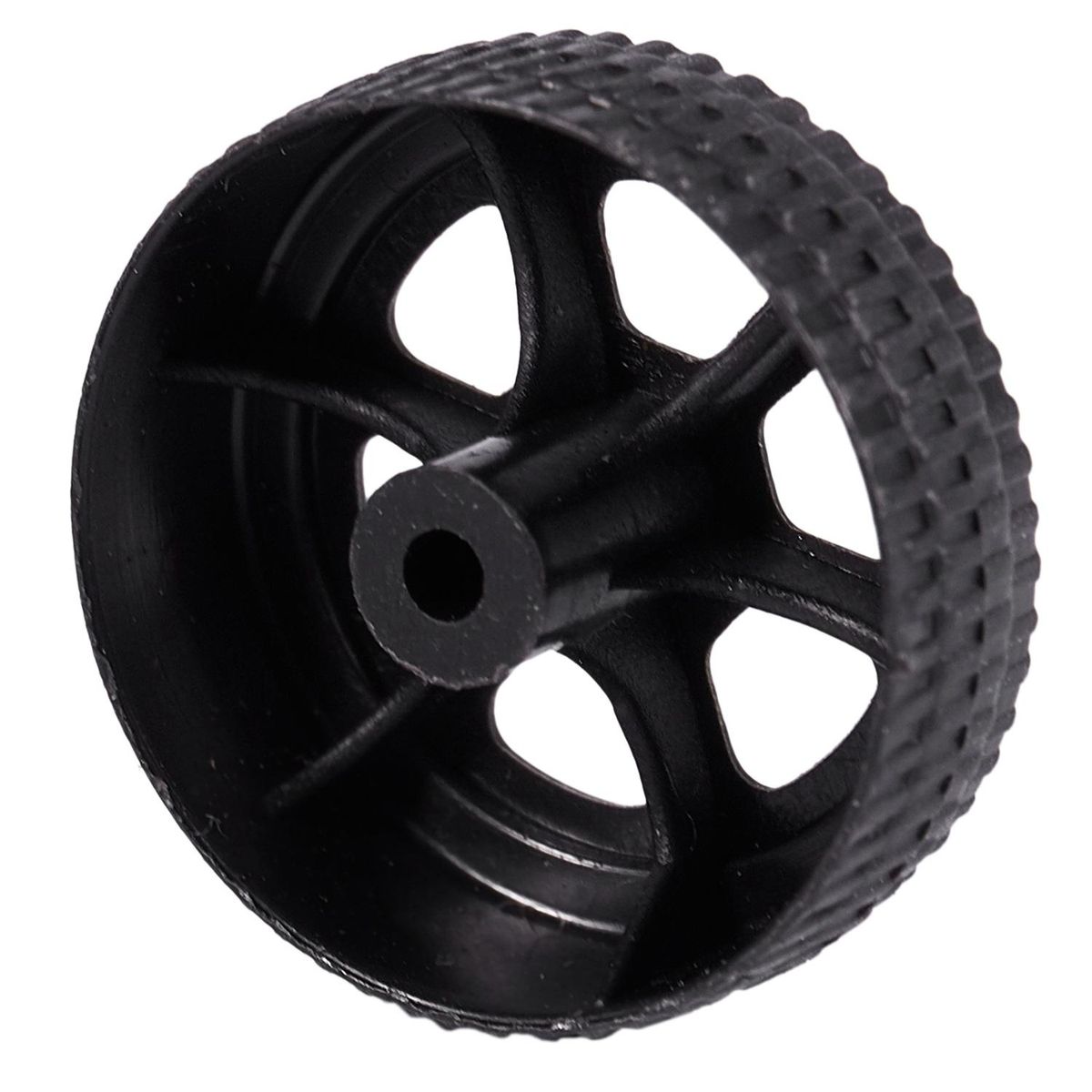 Plastic Roll 2mm Dia Shaft Car Truck Model Toys Wheel