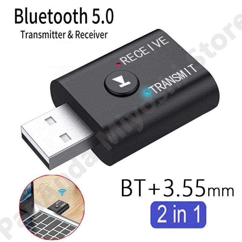 Bluetooth USB Audio Adapter Receiving Transmitter 2in1