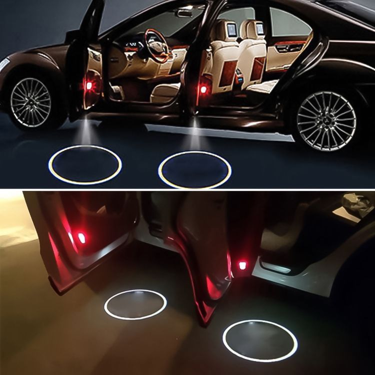 2 PCS LED Car Door Welcome Logo Lights For Volvo