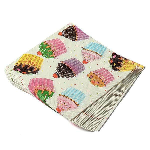 20pcs Christmas Tree Paper Napkins Paper Napkin