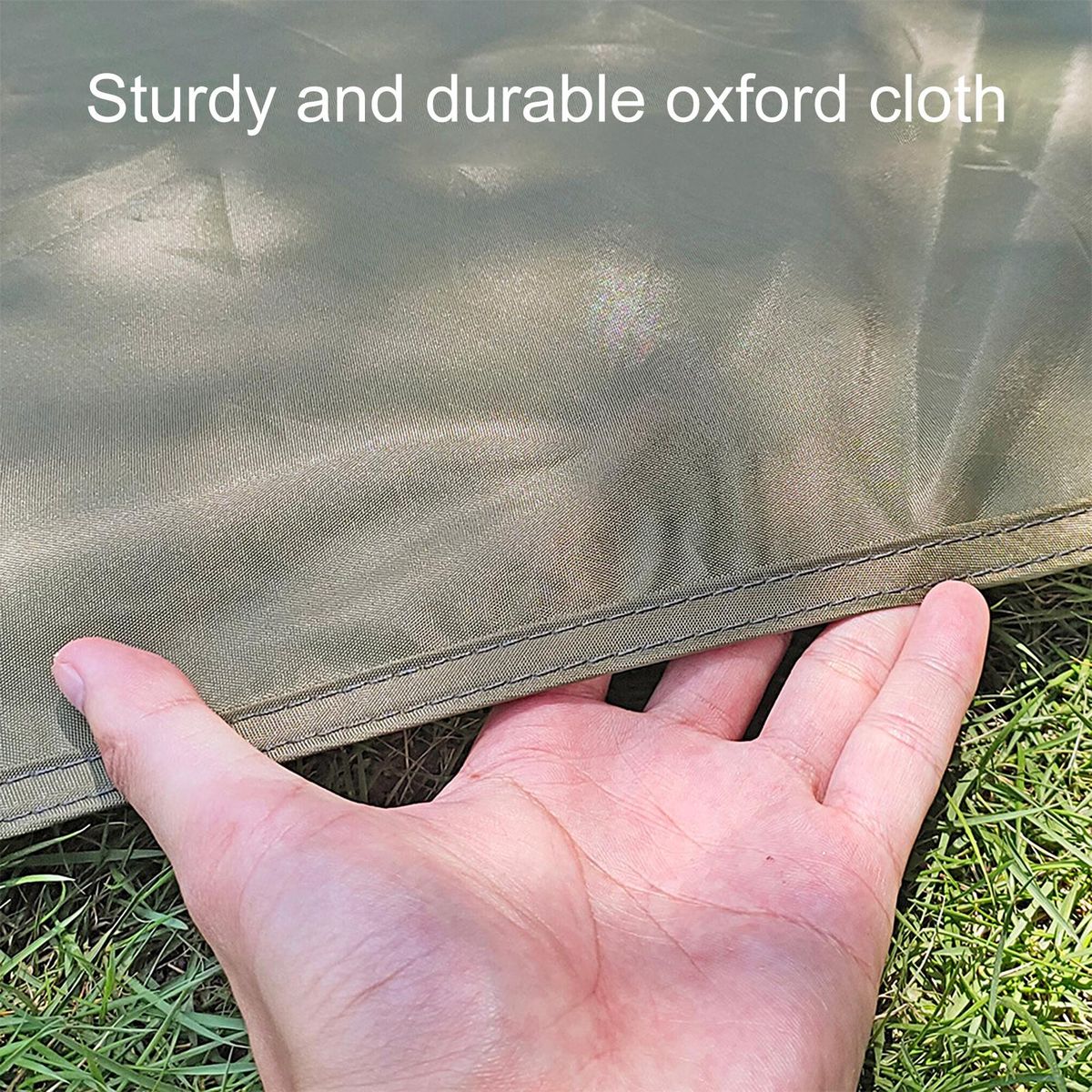 1 Set Octagonal Tent Mat Octagonal Camping Mat with Nails Storage Bag Set