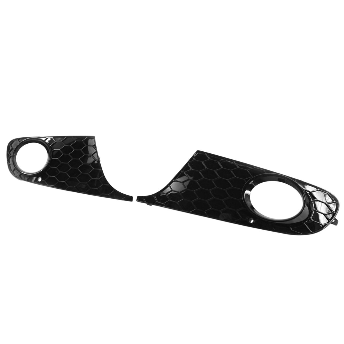 Front Bumper Grille Mesh Grill Fog Light Cover Replacement