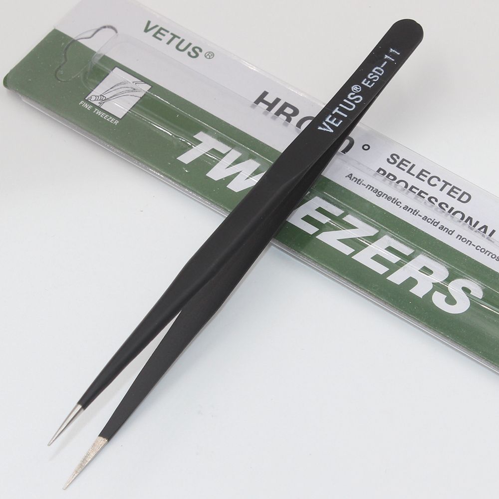 Anti-static ESD10-15 Tweezers Set For Soldering Station Weldingist Tools 6pcs/lot-ESD-10