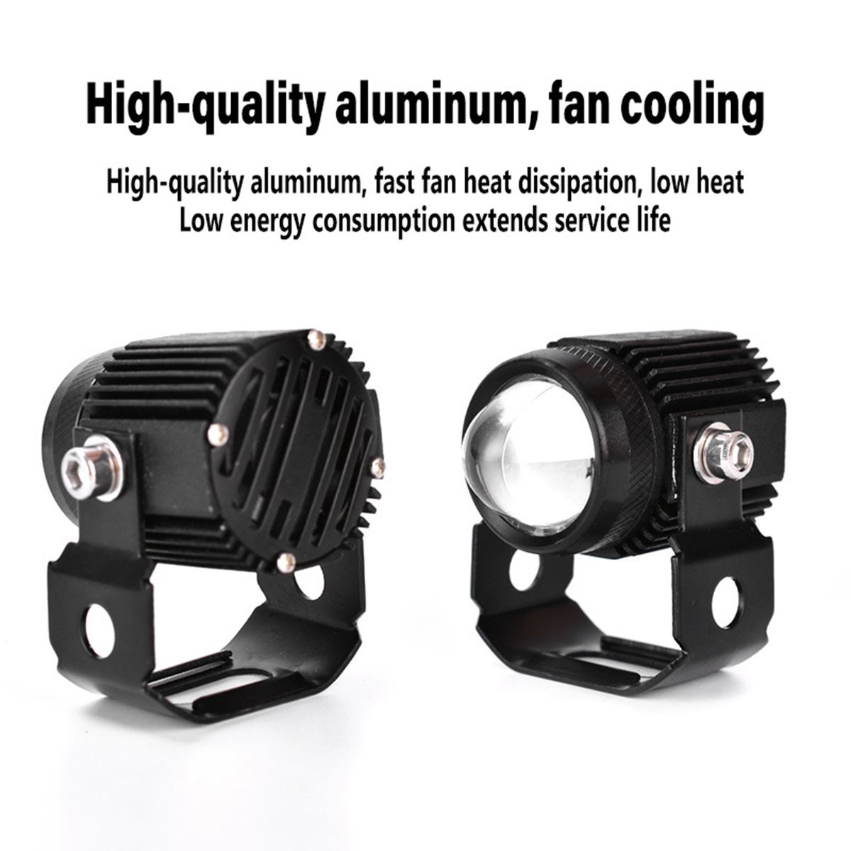 Universal 12V Mini Projector Lens Led Headlihgt Fog Driving