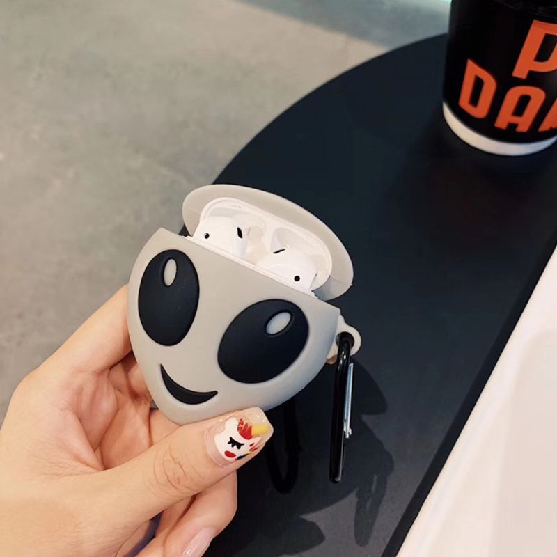 Unique Style Protective Case Silicone Cover With Carabiner For Airpods 1/2 3XUE
