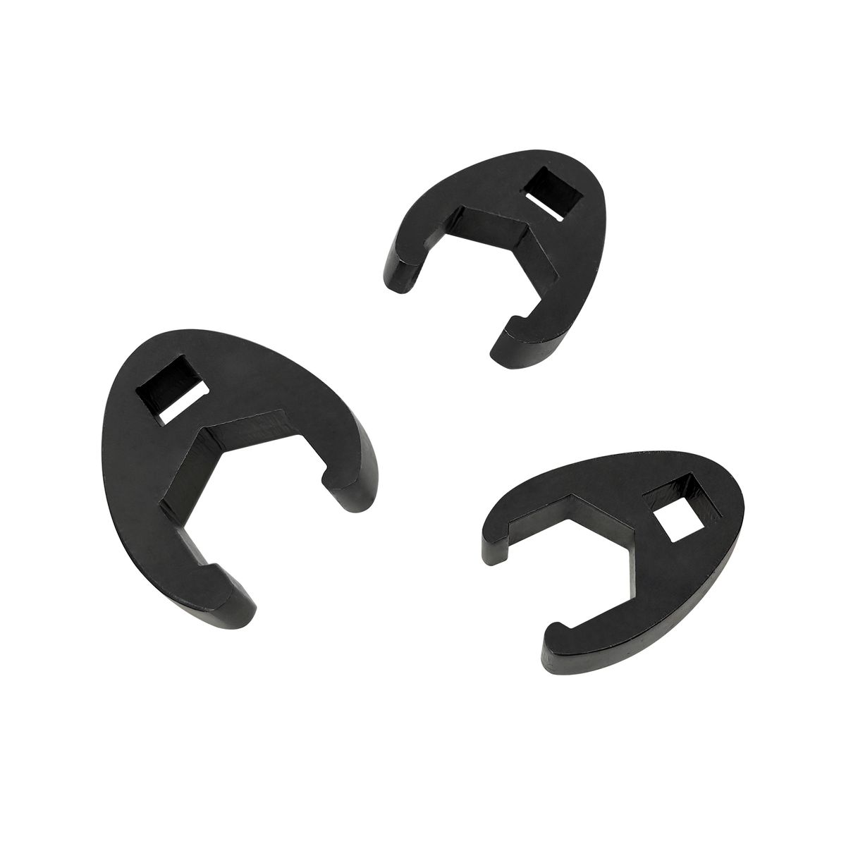 3/8'' And 1/2''  Drive Crowfoot Flare Nut Wrench Set, 19Pcs