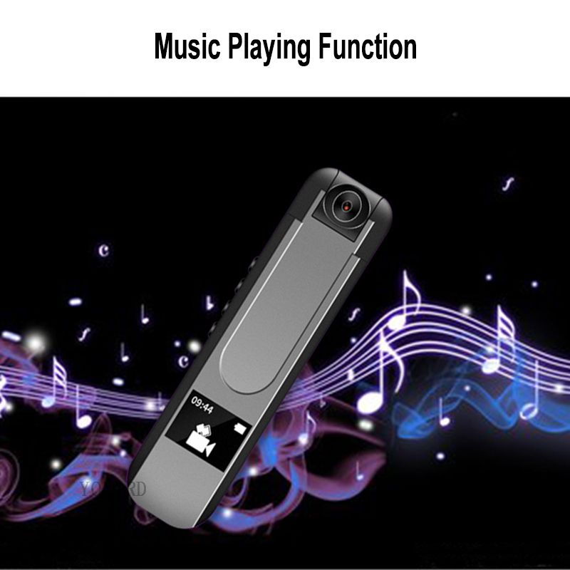 Motion Detection Mini Secret Digital Audio Voice Video Recorder Back Clip HD 1080P Camera Body
