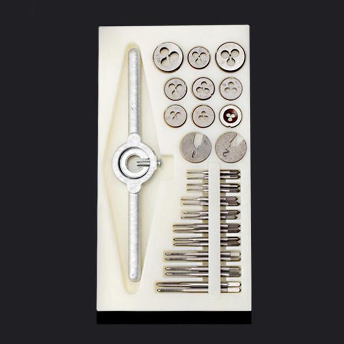 31PCS Fine Tap & Die Precision Set Metric M1-M2.5 For Metal And