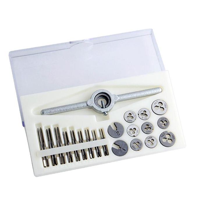 31PCS Fine Tap & Die Precision Set Metric M1-M2.5 For Metal And