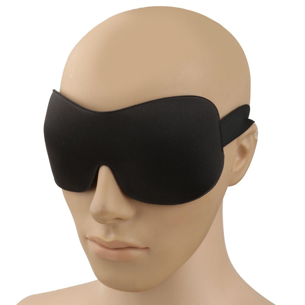 Women Men Cotton Travel Eye Mask Padded Shade Cover Rest Sleep