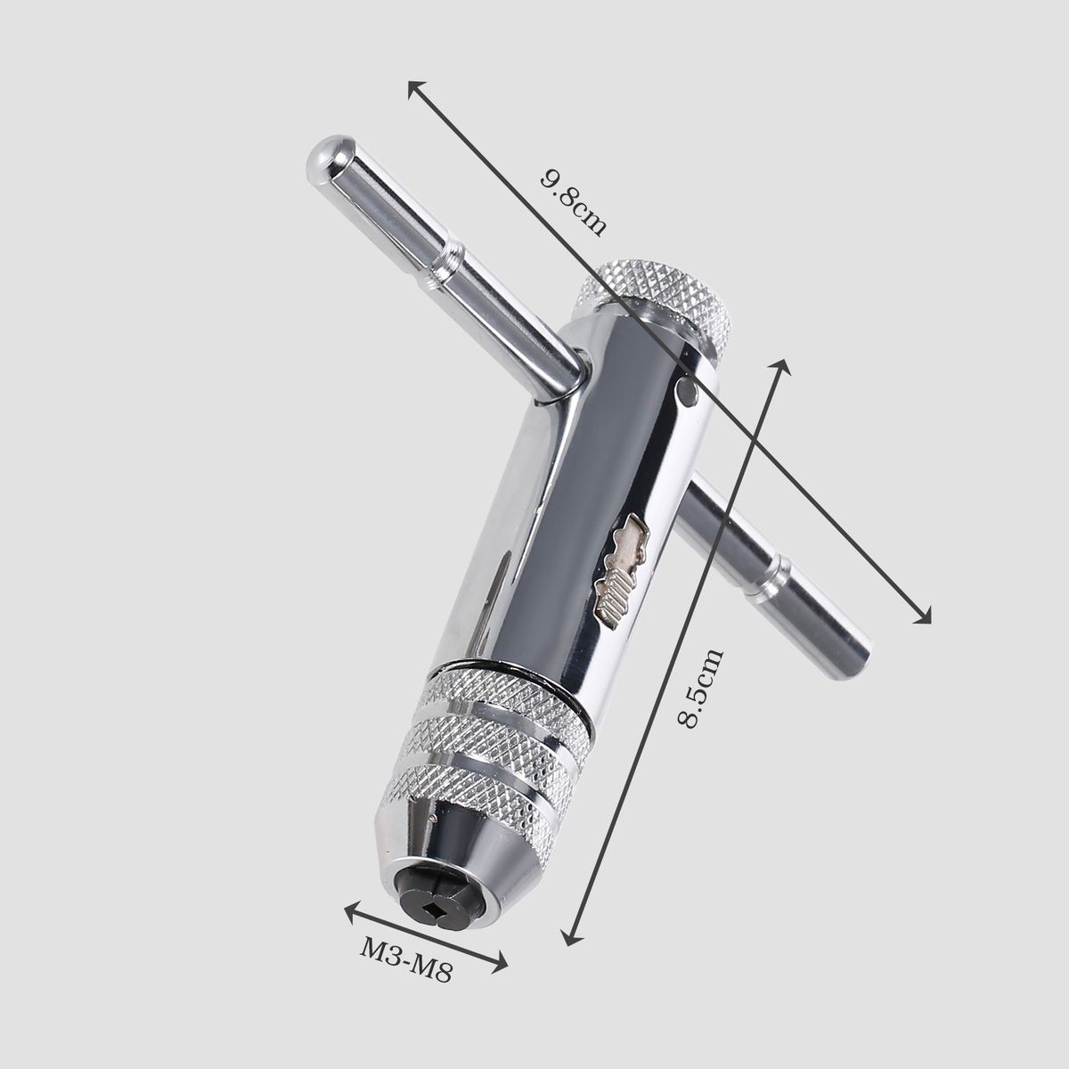 Adjustable T-Handle Ratcheting Tap Wrench Thread Tap Handle