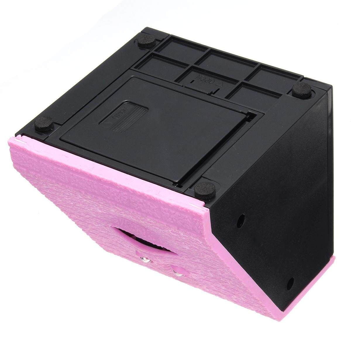 Funny Sensor Face Saving Eating Money Coin Box Brick Surface For Kids Gifts Pink Pink (pink)