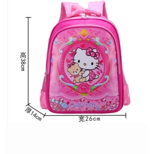 Hello Kitty 3d Pvc High Quality School Bag Backpack-m- 38cm