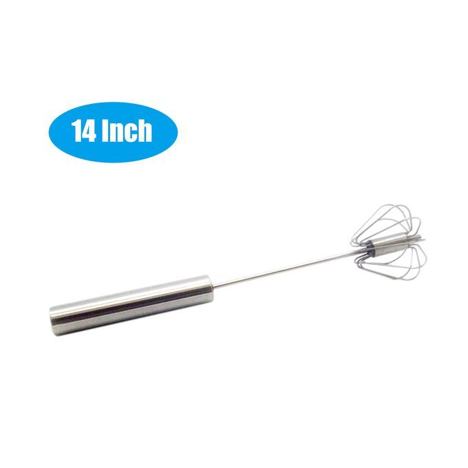 Semi-Automatic Egg Beater Stainless Steel Mixing Tool Milk