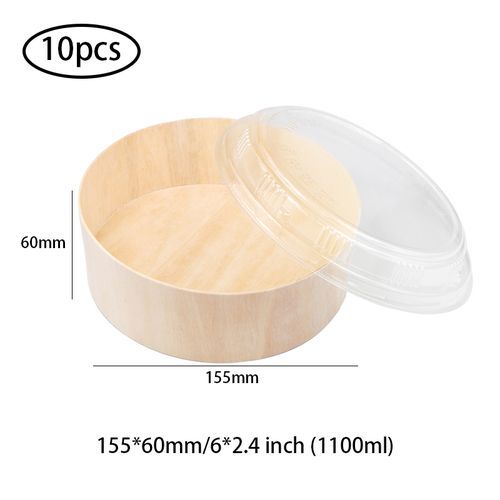 Wooden Lunch Bento Catering Box Takeaway Packaging Food