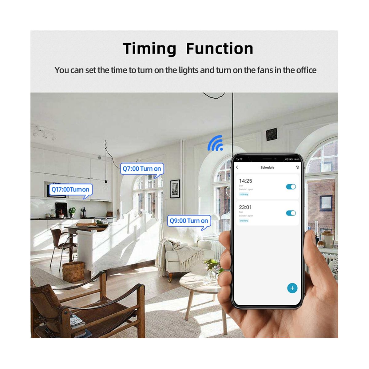 Smart WiFi Bluetooth Switch Relay Module+Remote 85-250V