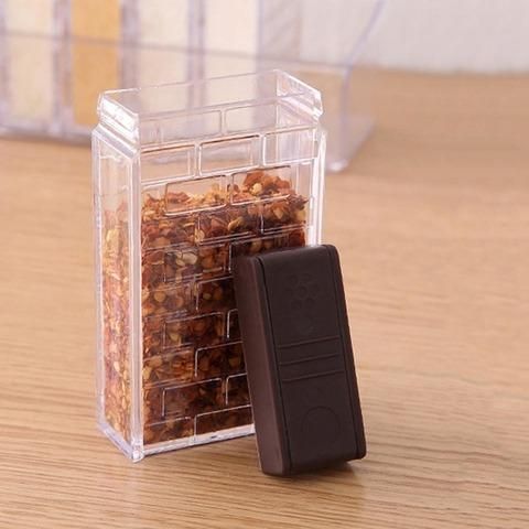 6pcs/set Spice Seasoning Box PP