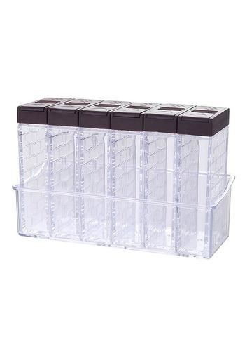 6pcs/set Spice Seasoning Box PP