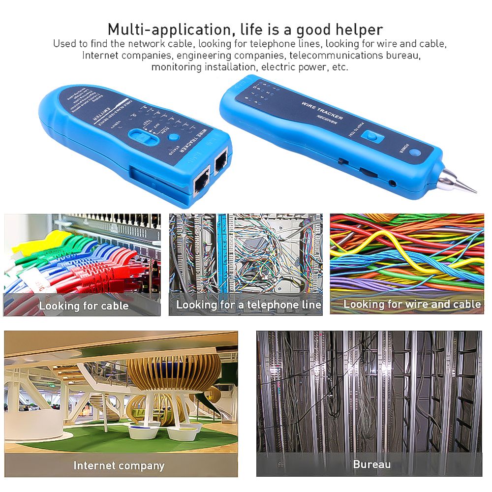 Kebidumei Wire Tracker Tracer Toner Telephone Ethernet LAN