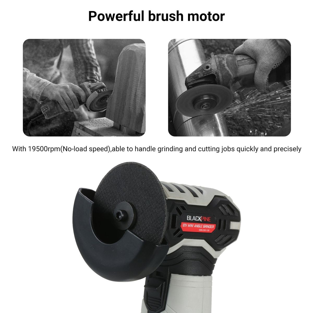 Cordless Mini Angle Grinder 12V Electric Grinder 3inch