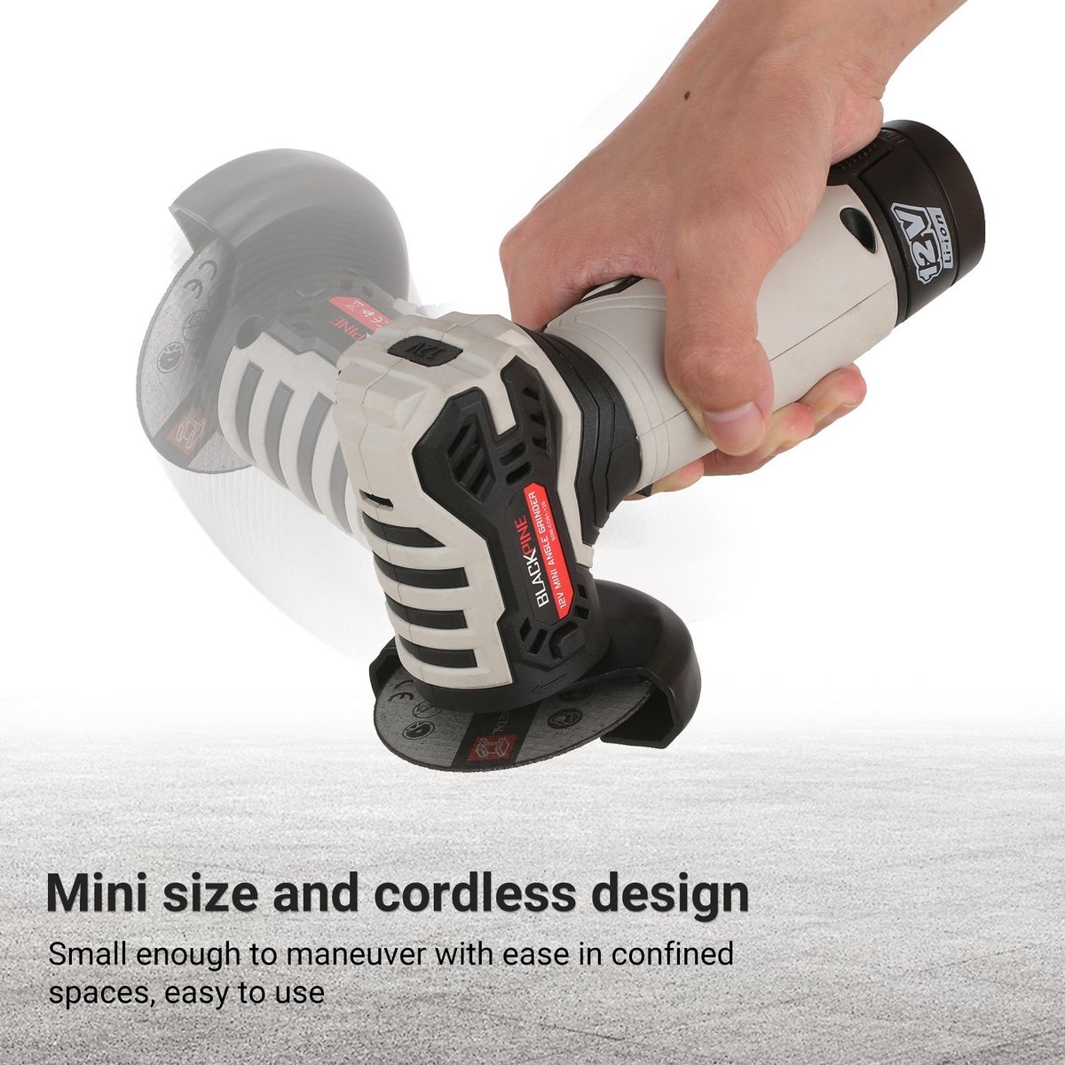 Cordless Mini Angle Grinder 12V Electric Grinder 3inch