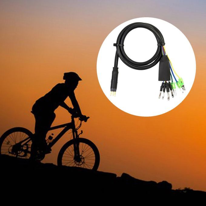 Motor Adapter Cable Waterproof Connector 9 Pins For Electric Bike
