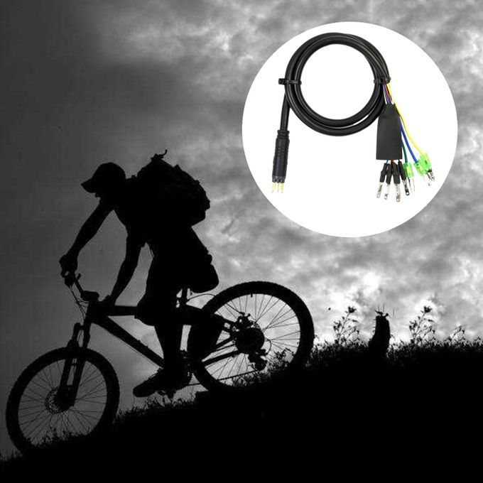 Motor Adapter Cable Waterproof Connector 9 Pins For Electric Bike