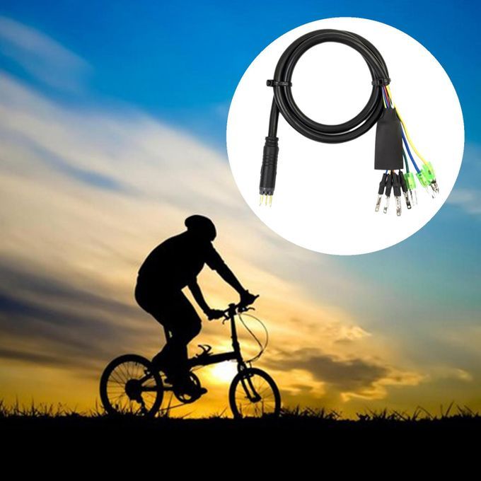 Motor Adapter Cable Waterproof Connector 9 Pins For Electric Bike