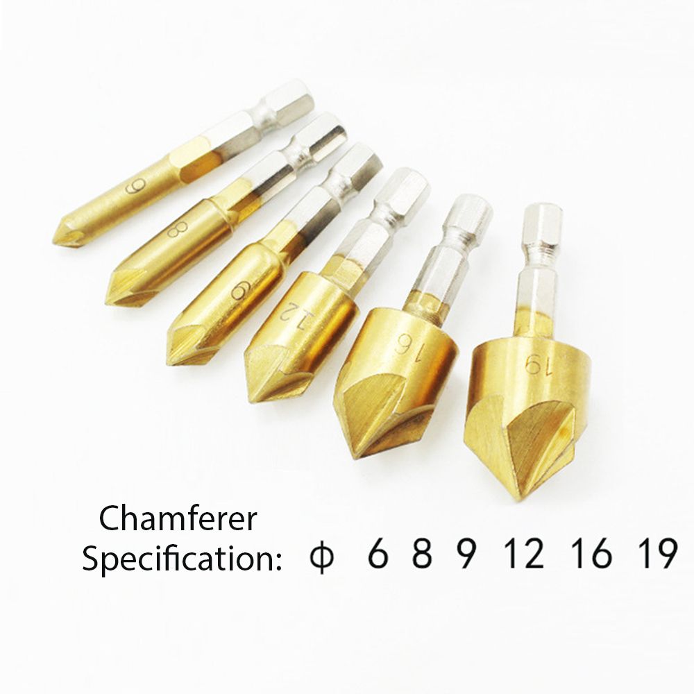 Woodworking Chamfer Drilling Tool Countersink Drill Bits