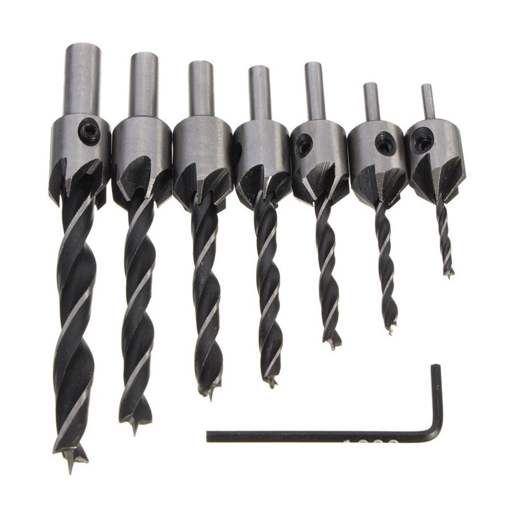 Woodworking Chamfer Drilling Tool Countersink Drill Bits