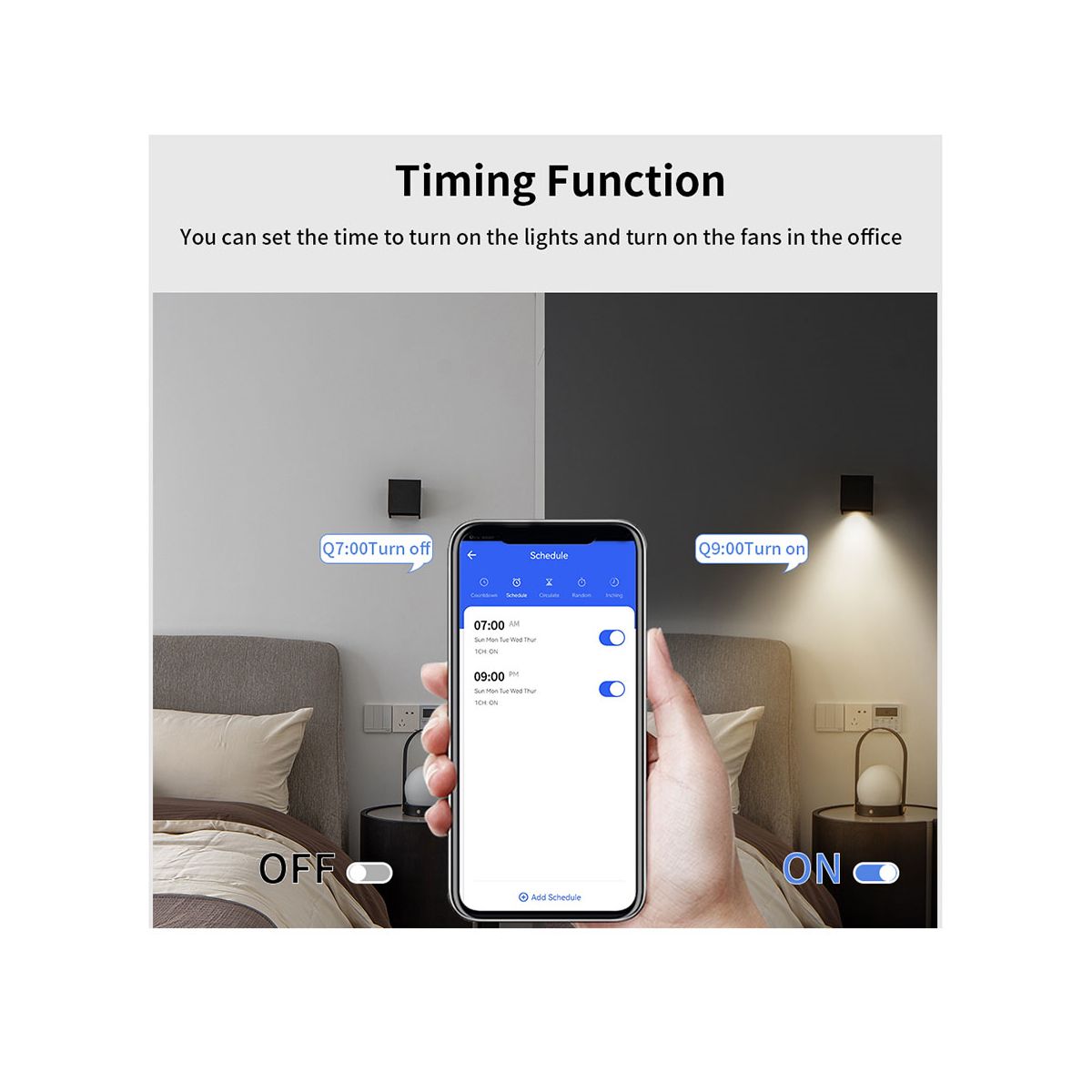 4CH Tuya WiFi Smart Switch DIY Timer 7-32V USB 5V 2.4G