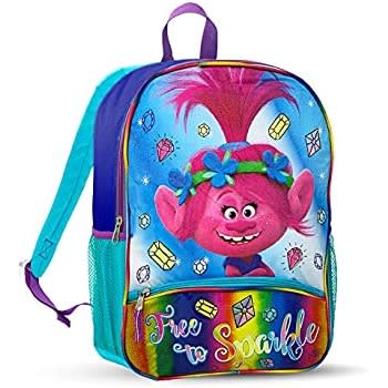 Trolls "free To Sparkle 16" Backpack And Lunchbag Set