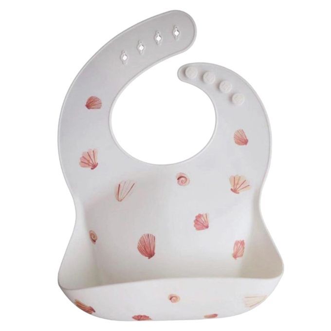 Waterproof Adjustable Silicone Bibs For Baby Toddler Feeding Shell