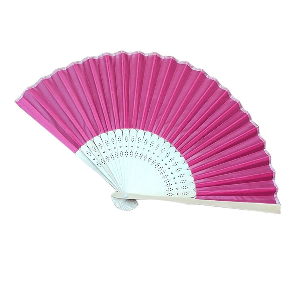 Silk Decor Chinese Held Present Party Home Fan Birthday Folding Wedding Hand Style Fan Bamboo Vintage Hand Folding Fan Bamboo